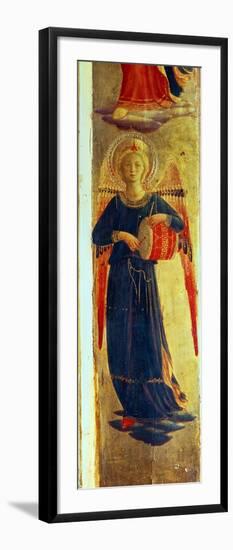 Angel Beating a Drum from the Linaiuoli Triptych, 1433-Fra Angelico-Framed Giclee Print