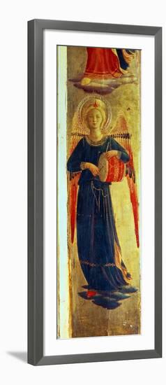Angel Beating a Drum from the Linaiuoli Triptych, 1433-Fra Angelico-Framed Giclee Print
