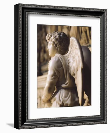 Angel Candelabra for the Ark of St Dominic-Michelangelo Buonarroti-Framed Giclee Print