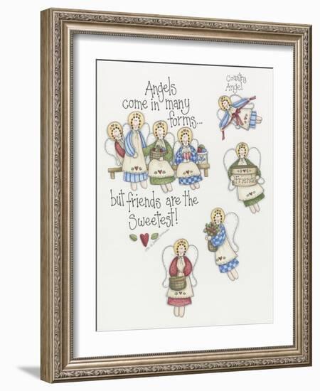 Angel Collage-Debbie McMaster-Framed Giclee Print