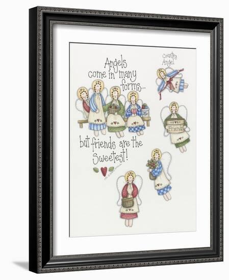 Angel Collage-Debbie McMaster-Framed Giclee Print