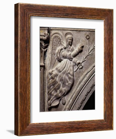 Angel, Detail of Larino Cathedral, Molise, Italy-null-Framed Giclee Print