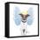 Angel Dog Feather Wings Aura Nimbus-Javier Brosch-Framed Premier Image Canvas