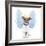 Angel Dog Feather Wings Aura Nimbus-Javier Brosch-Framed Photographic Print