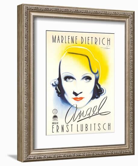 Angel, Dutch Movie Poster, 1937-null-Framed Premium Giclee Print