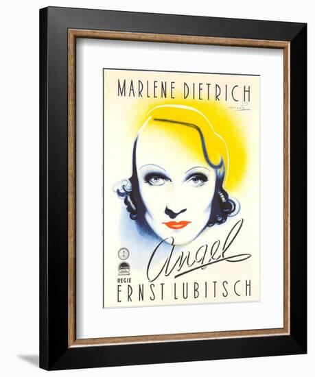 Angel, Dutch Movie Poster, 1937-null-Framed Premium Giclee Print