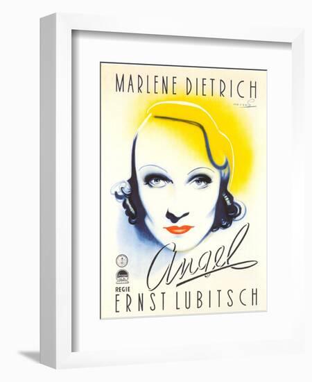 Angel, Dutch Movie Poster, 1937-null-Framed Premium Giclee Print