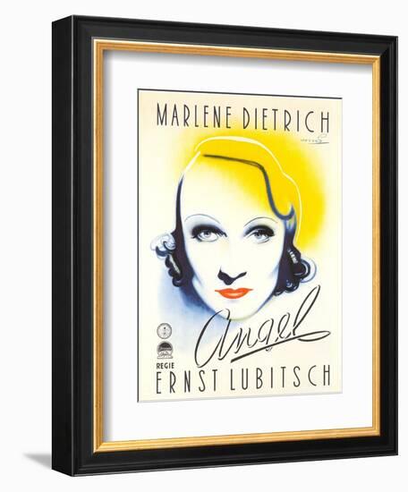 Angel, Dutch Movie Poster, 1937-null-Framed Premium Giclee Print