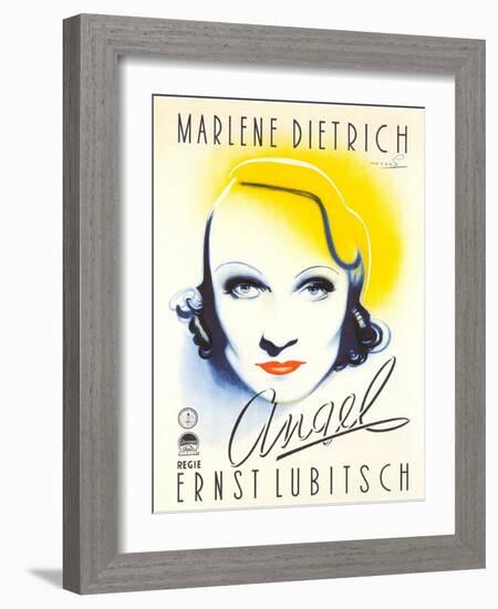 Angel, Dutch Movie Poster, 1937-null-Framed Art Print