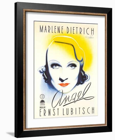 Angel, Dutch Movie Poster, 1937-null-Framed Art Print