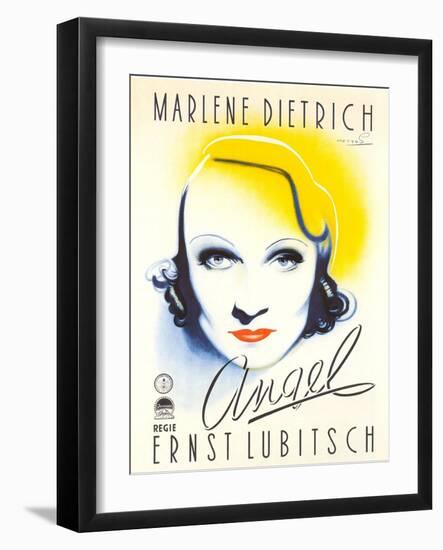 Angel, Dutch Movie Poster, 1937-null-Framed Art Print