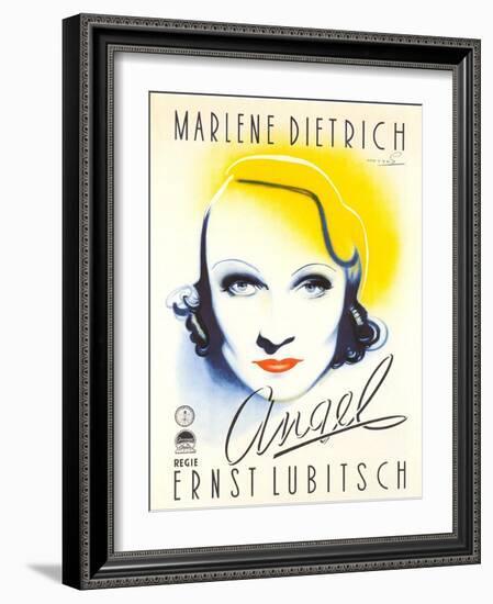 Angel, Dutch Movie Poster, 1937-null-Framed Art Print