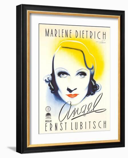 Angel, Dutch Movie Poster, 1937-null-Framed Art Print