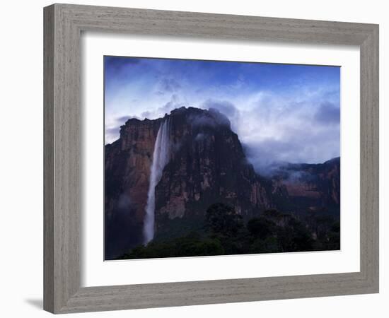 Angel Falls at Dawn, Canaima National Park, Guayana Highlands, Venezuela-Jane Sweeney-Framed Photographic Print