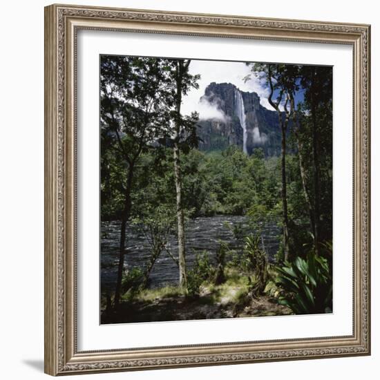 Angel Falls Orinoco Basin Canaima National Park Venezuela-null-Framed Photographic Print