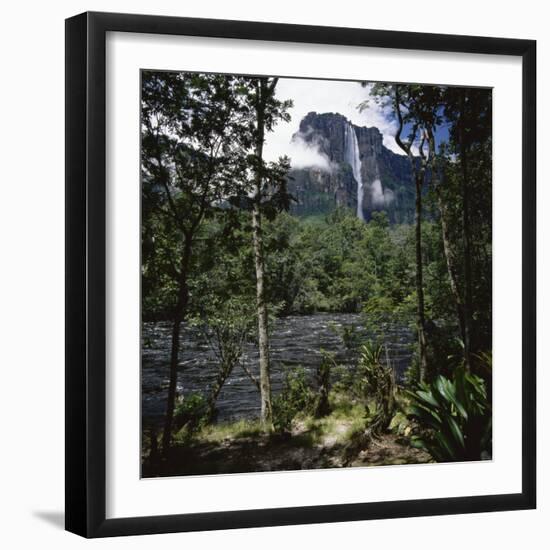 Angel Falls Orinoco Basin Canaima National Park Venezuela-null-Framed Photographic Print