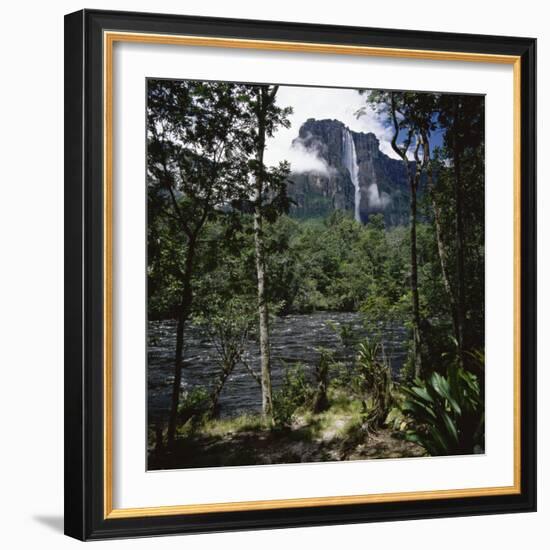 Angel Falls Orinoco Basin Canaima National Park Venezuela-null-Framed Photographic Print