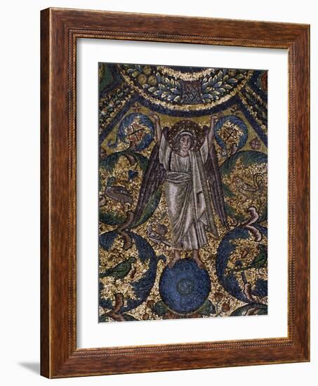 Angel Figure and Nature Motifs-null-Framed Photographic Print