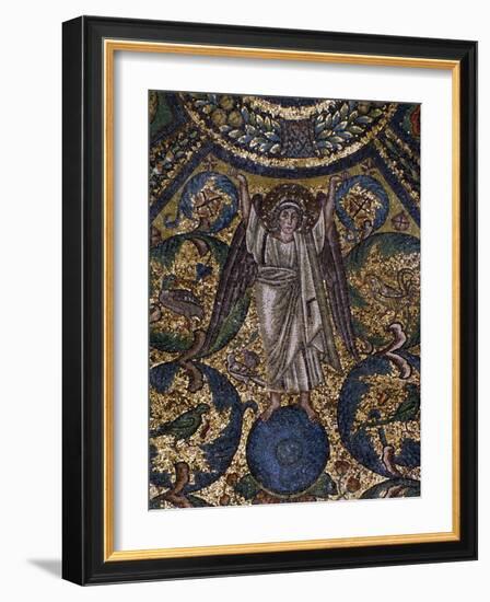 Angel Figure and Nature Motifs-null-Framed Photographic Print