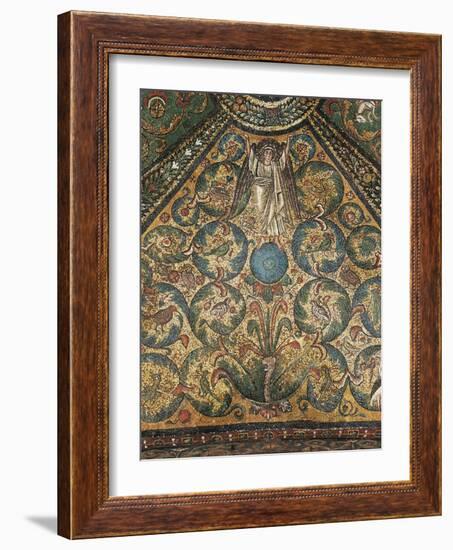 Angel Figure and Nature Motifs-null-Framed Photographic Print