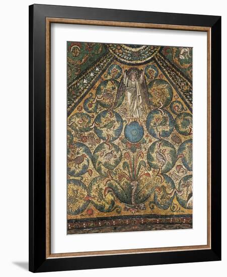 Angel Figure and Nature Motifs-null-Framed Photographic Print