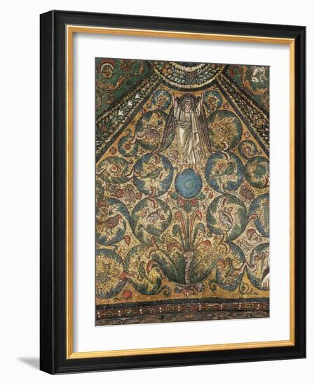 Angel Figure and Nature Motifs-null-Framed Photographic Print