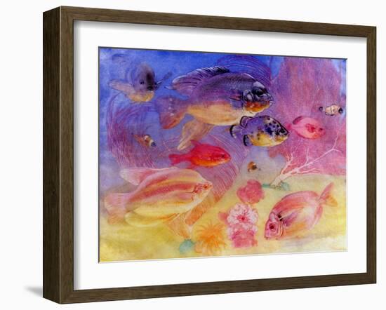 Angel Fish-Edward Julius Detmold-Framed Giclee Print