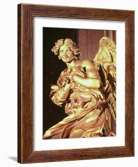 Angel from the Tabernacle in the Blessed Sacrament Chapel, 1674-Giovanni Lorenzo Bernini-Framed Giclee Print