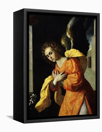 Angel Gabriel, from the Annunciation, 1638-39 (Detail)-Francisco de Zurbarán-Framed Premier Image Canvas