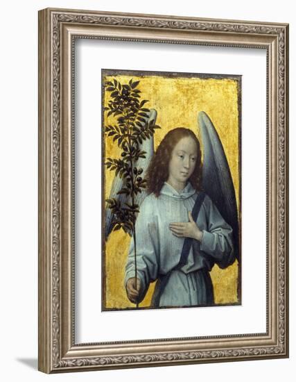 Angel Holding an Olive Branch by Hans Memling-null-Framed Photographic Print