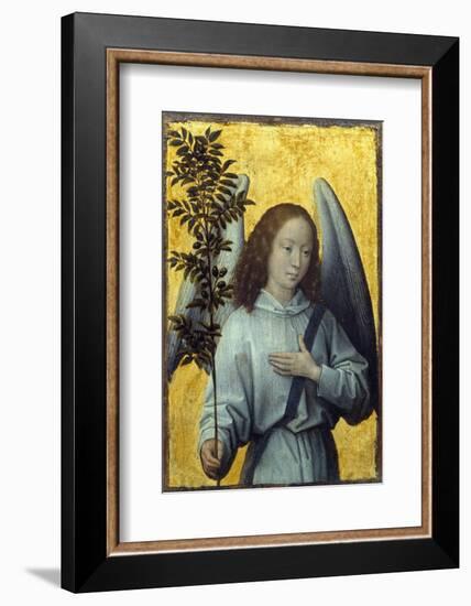 Angel Holding an Olive Branch by Hans Memling-null-Framed Photographic Print