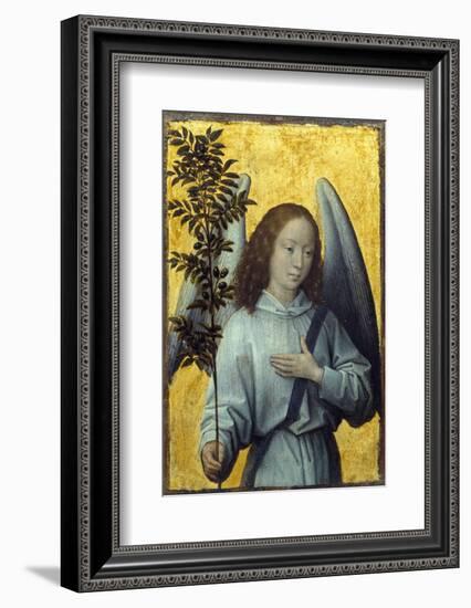 Angel Holding an Olive Branch by Hans Memling-null-Framed Photographic Print