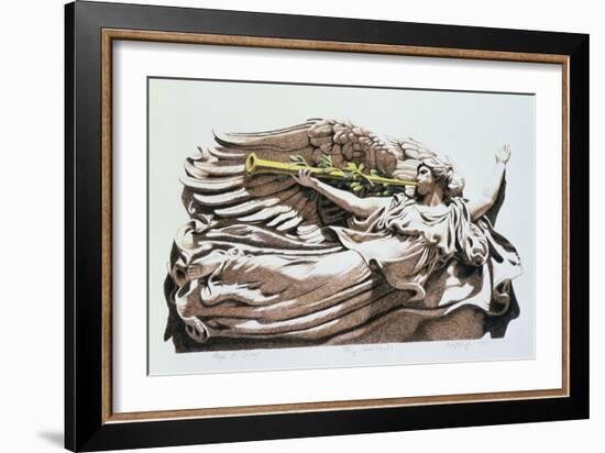 Angel in Chicago-Helen J. Vaughn-Framed Giclee Print