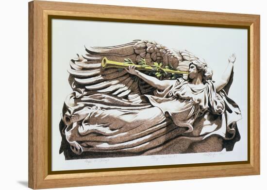 Angel in Chicago-Helen J. Vaughn-Framed Premier Image Canvas