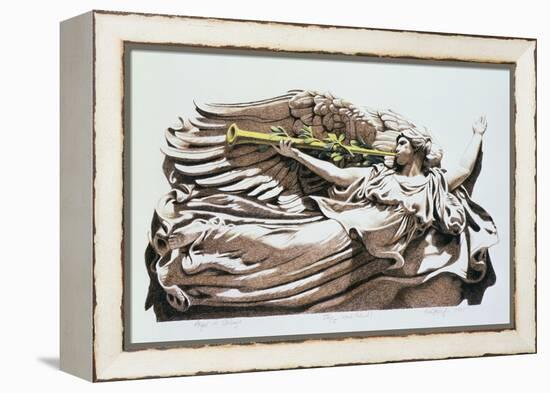 Angel in Chicago-Helen J. Vaughn-Framed Premier Image Canvas