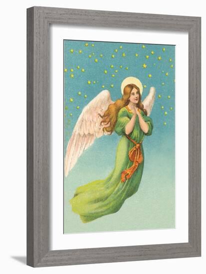 Angel in Flight-null-Framed Art Print