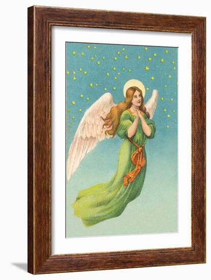 Angel in Flight-null-Framed Art Print