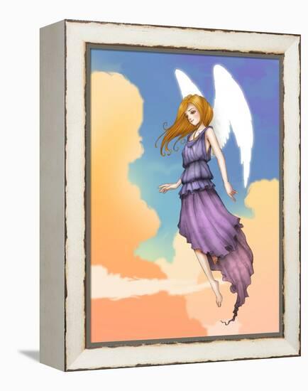 Angel In The Clouds-Harry Briggs-Framed Premier Image Canvas