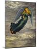 Angel in the Clouds-Edgar Jerins-Mounted Giclee Print