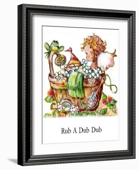 Angel in the Tub-sylvia pimental-Framed Art Print