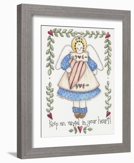 Angel in Your Heart-Debbie McMaster-Framed Giclee Print