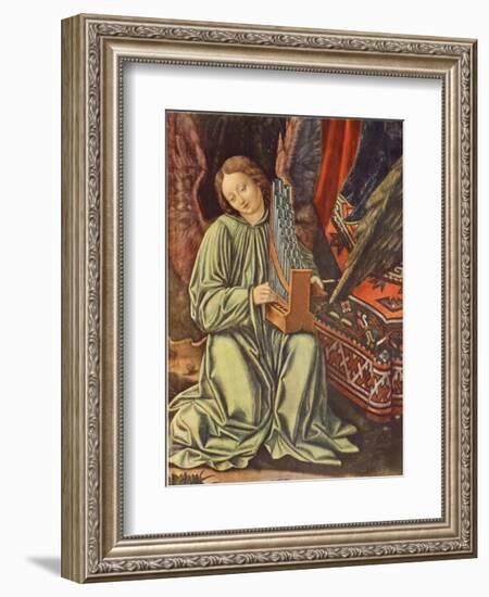 Angel Making Music (detail)-Andrea Mantegna-Framed Collectable Print