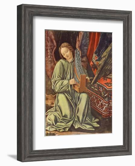 Angel Making Music (detail)-Andrea Mantegna-Framed Collectable Print