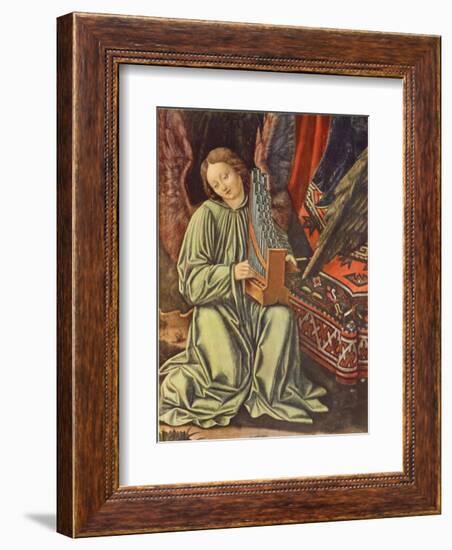 Angel Making Music (detail)-Andrea Mantegna-Framed Collectable Print
