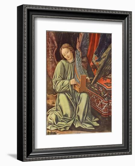 Angel Making Music (detail)-Andrea Mantegna-Framed Collectable Print