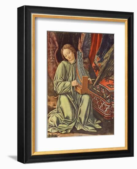 Angel Making Music (detail)-Andrea Mantegna-Framed Collectable Print