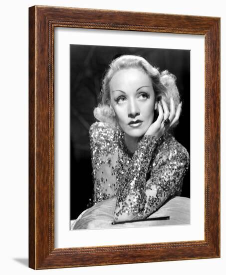 Angel, Marlene Dietrich, 1937-null-Framed Photo