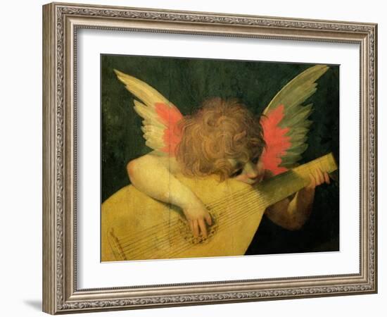 Angel Musician, c.1520-Rosso Fiorentino (Battista di Jacopo)-Framed Giclee Print