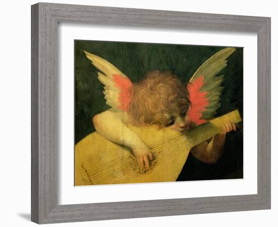 Angel Musician, c.1520-Rosso Fiorentino (Battista di Jacopo)-Framed Giclee Print