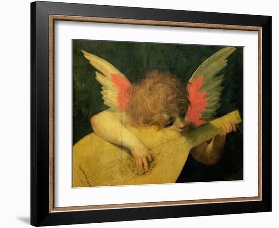 Angel Musician, c.1520-Rosso Fiorentino (Battista di Jacopo)-Framed Giclee Print